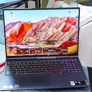    LENOVO LEGION 5 pro  slime AMD Ryzen 7 6800HMaximum graphics power 95W️Storage : 512 S in Ethiopia